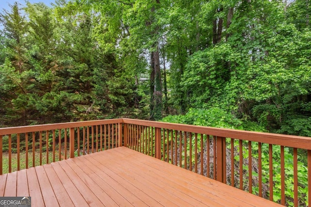 347 Chip Rd, Stone Mountain, GA 30087 - view of deck