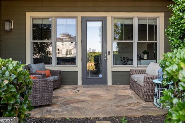 1195 Milton Ter SE Unit 5101, Atlanta, GA 30315 - view of exterior entry with a patio area