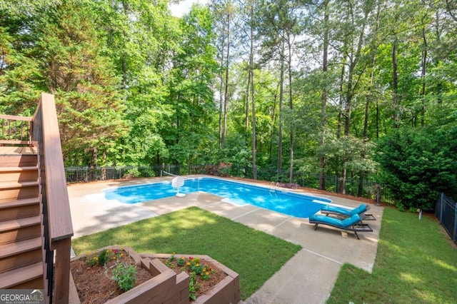 206 Kingsley Way, Woodstock, GA 30188 - view of pool with a patio