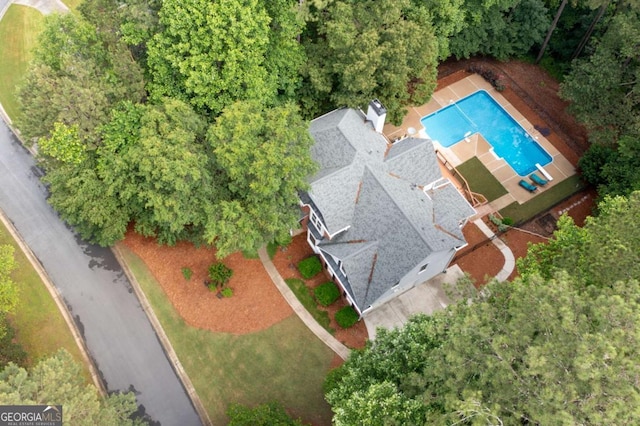 206 Kingsley Way, Woodstock, GA 30188 - view of subject property featuring a pool area
