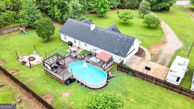 1195 New Hope Rd, Locust Grove, GA 30248 - view from above of property