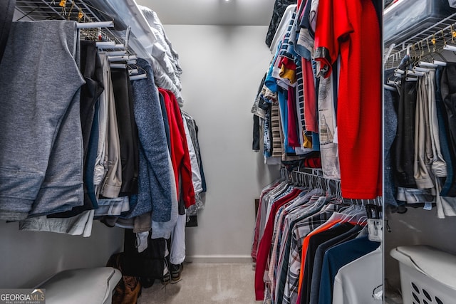 4506 Westcliff Trce NE, Roswell, GA 30075 - spacious closet featuring carpet floors