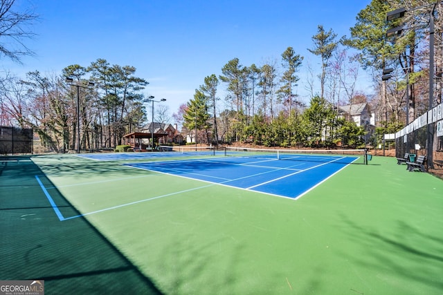 4506 Westcliff Trce NE, Roswell, GA 30075 - view of tennis court