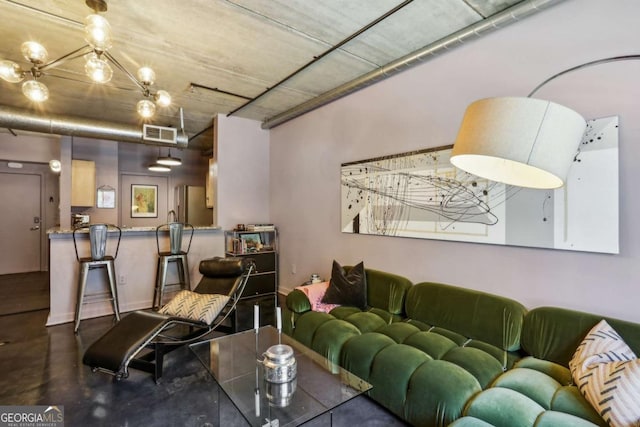800 Peachtree St NE Unit 1014, Atlanta, GA 30308 - view of living room