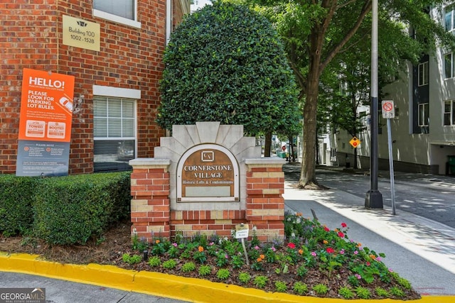 800 Peachtree St NE Unit 1014, Atlanta, GA 30308 - view of community sign