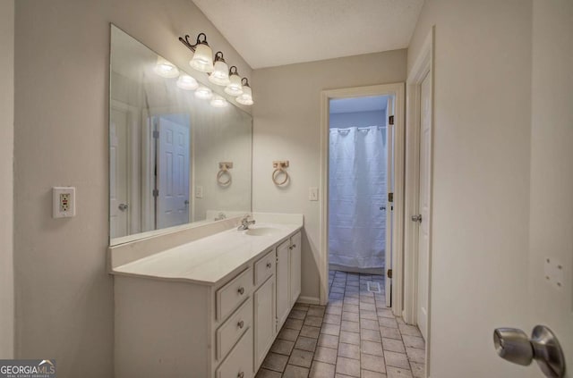 23 Timberlake Pointe NE, Cartersville, GA 30121 - full bathroom featuring vanity, baseboards, and brick patterned floors