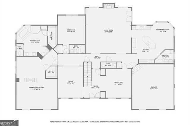 5940 Plantation Dr, Roswell, GA 30075 - floor plan / room layout