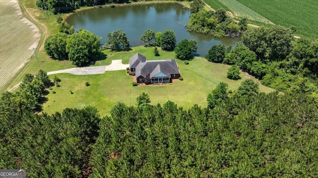 737 Raleigh Cobb Rd, Hawkinsville, GA 31036 - aerial view of sparsely populated area with a nearby body of water