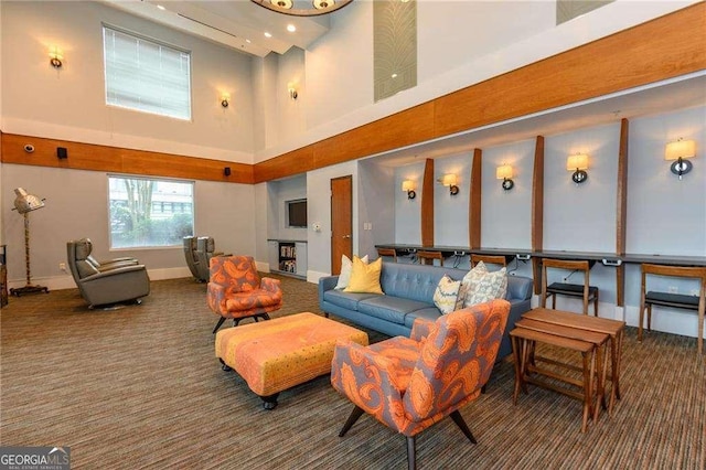 860 Peachtree St NE Unit 1613, Atlanta, GA 30308 - lobby with a towering ceiling