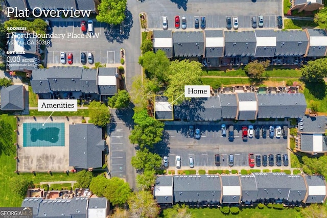 1 N Boundary Pl NW, Atlanta, GA 30318 - bird's eye view