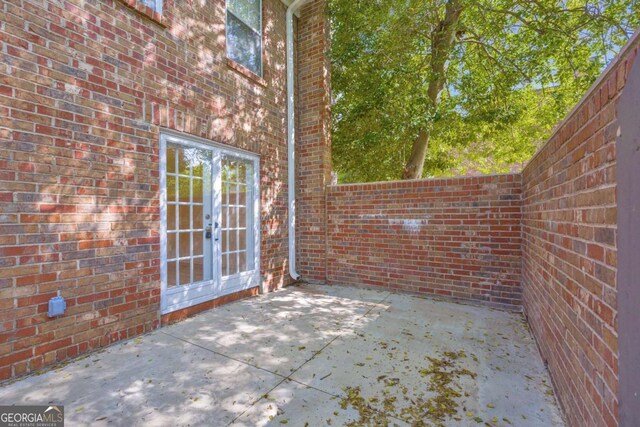 1 N Boundary Pl NW, Atlanta, GA 30318 - view of patio with french doors