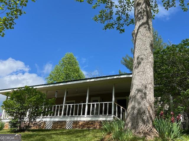 17 Fairview Rd, Blairsville, GA 30512 - view of front of home with covered porch