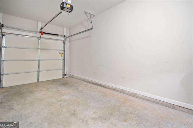 100 Trailside Way, Hiram, GA 30141 - garage with a garage door opener and baseboards