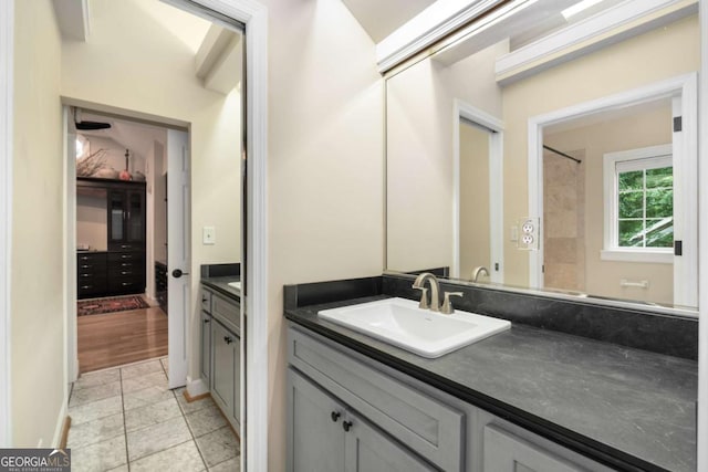 228 Clarion Ave, Decatur, GA 30030 - full bathroom featuring vanity and tile patterned floors