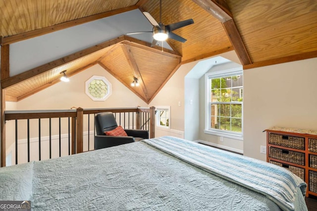 228 Clarion Ave, Decatur, GA 30030 - bedroom with wood ceiling and a baseboard radiator