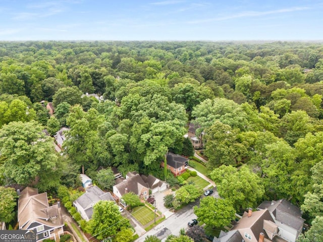 228 Clarion Ave, Decatur, GA 30030 - aerial view of residential area with a forest