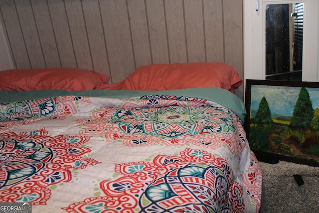 95 Hillcrest Ct, Cleveland, GA 30528 - bedroom with wood walls