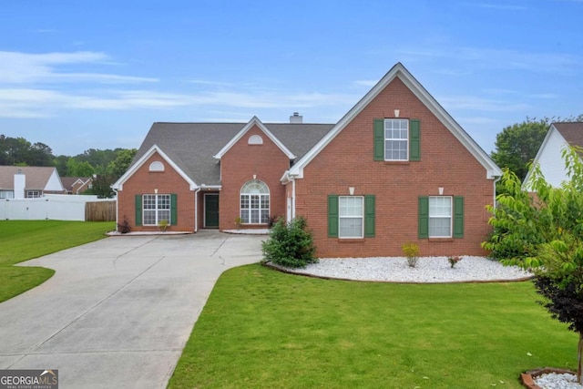 502 Stoneland Pl, Lawrenceville, GA 30046 - traditional-style home featuring brick siding and driveway