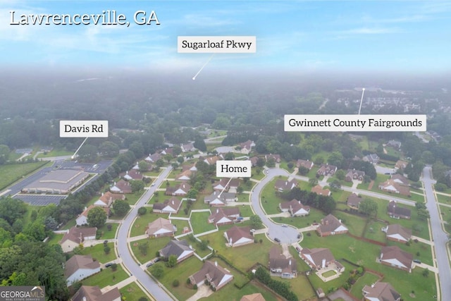502 Stoneland Pl, Lawrenceville, GA 30046 - aerial perspective of suburban area