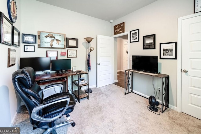 174 Silver Birch Pass, Newnan, GA 30265 - office area featuring carpet and baseboards