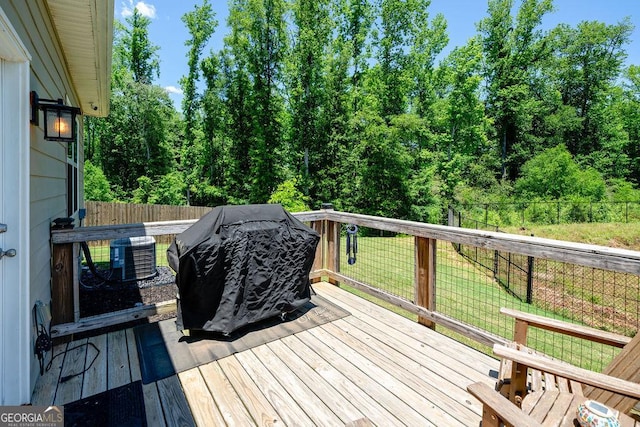 174 Silver Birch Pass, Newnan, GA 30265 - view of wooden terrace