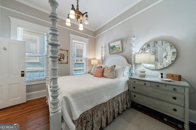 381 Cherokee Ave SE, Atlanta, GA 30312 - bedroom with ornamental molding and wood finished floors