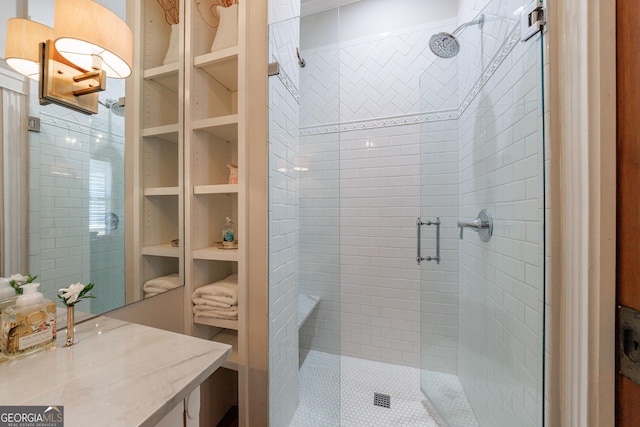 381 Cherokee Ave SE, Atlanta, GA 30312 - full bath with a shower stall and vanity