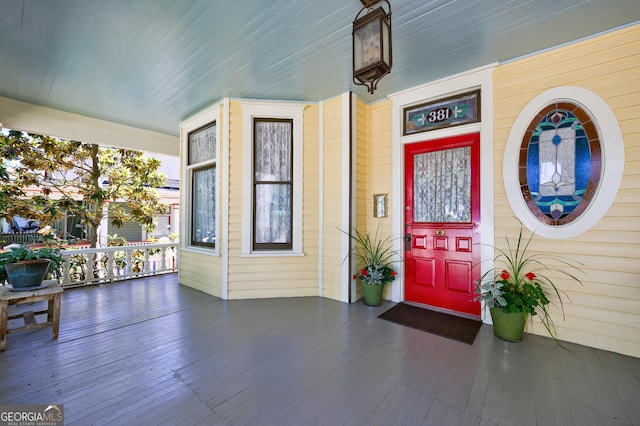 381 Cherokee Ave SE, Atlanta, GA 30312 - view of exterior entry with a porch