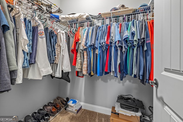 405 Dugas Rd, Dahlonega, GA 30533 - walk in closet with carpet floors