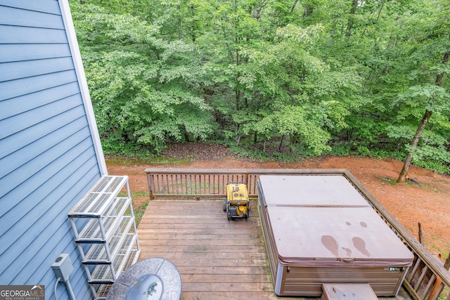 405 Dugas Rd, Dahlonega, GA 30533 - view of wooden deck