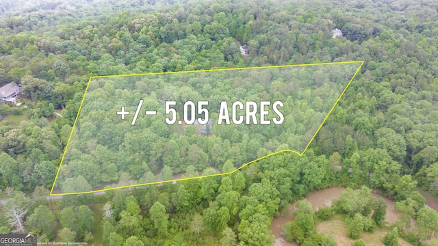 405 Dugas Rd, Dahlonega, GA 30533 - view of property location featuring a forest and property boundaries highlighted