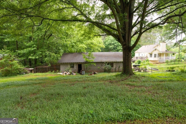 1395 Clay Rd SW, Mableton, GA 30126 - view of front facade featuring a front lawn
