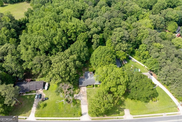 1395 Clay Rd SW, Mableton, GA 30126 - aerial view of property's location featuring a heavily wooded area