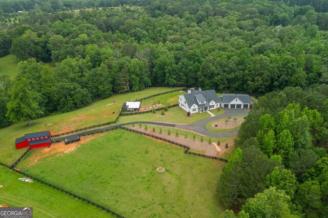 209 Voyles Way, Dawsonville, GA 30534 - overview of rural landscape featuring a heavily wooded area