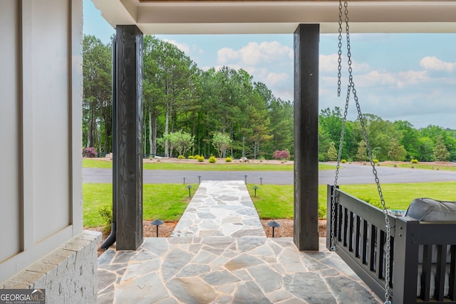 209 Voyles Way, Dawsonville, GA 30534 - view of patio / terrace