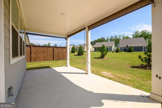 2856 Knob Creek Dr, Snellville, GA 30078 - view of patio featuring a residential view