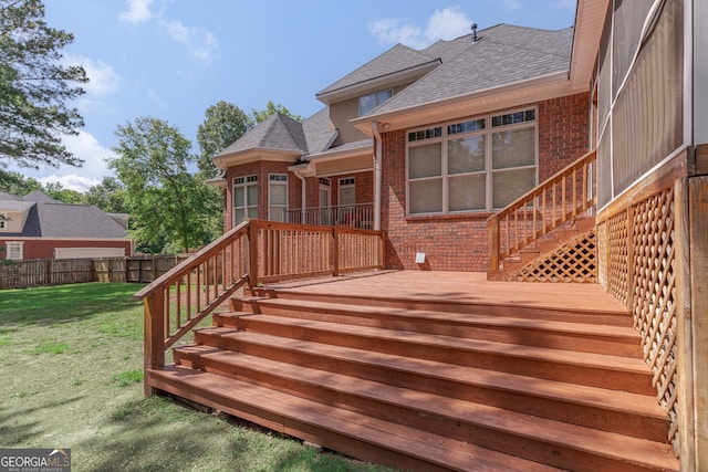 720 Latrobe Way, Macon, GA 31220 - wooden deck featuring stairs