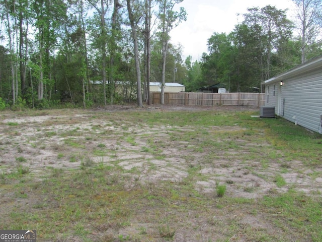 115 Red Hawk Ct, Waynesville, GA 31566 - view of yard with central AC