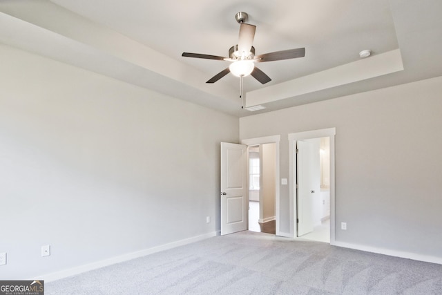 4063 Links Blvd, Jefferson, GA 30549 - unfurnished bedroom featuring carpet, baseboards, ensuite bath, and a ceiling fan