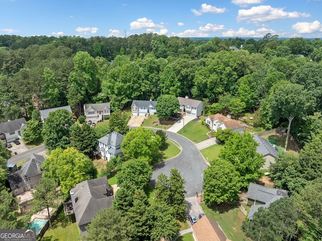 2623 Lone Oak Trl NW, Kennesaw, GA 30144 - view of property location featuring nearby suburban area and a heavily wooded area