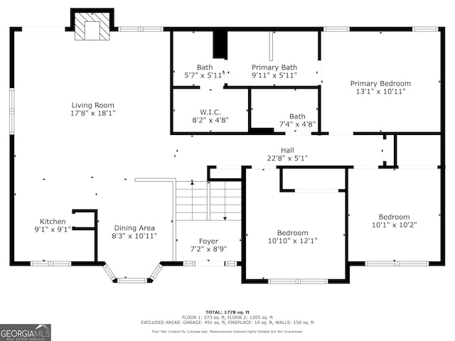 2623 Lone Oak Trl NW, Kennesaw, GA 30144 - room layout