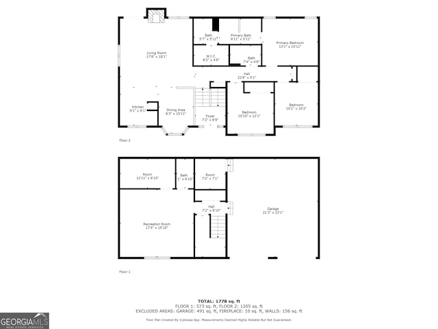 2623 Lone Oak Trl NW, Kennesaw, GA 30144 - room layout