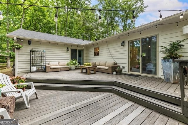 171 N Trce, Alpharetta, GA 30009 - deck featuring an outdoor hangout area