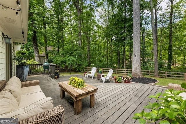 171 N Trce, Alpharetta, GA 30009 - view of wooden deck