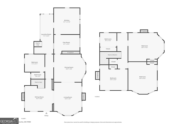 416 Engram St, Montezuma, GA 31063 - floor plan / room layout