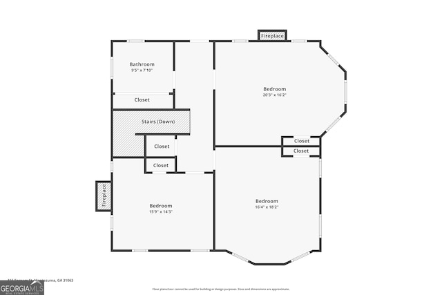 416 Engram St, Montezuma, GA 31063 - home floor plan
