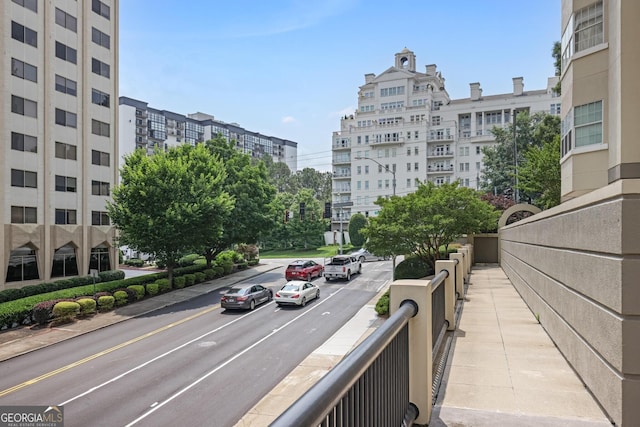 2499 Peachtree Rd Unit 506, Atlanta, GA 30305 - view of asphalt road with sidewalks and curbs