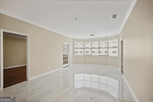 2499 Peachtree Rd Unit 506, Atlanta, GA 30305 - spare room with ornamental molding