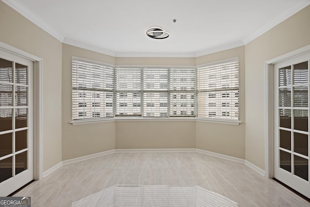 2499 Peachtree Rd Unit 506, Atlanta, GA 30305 - empty room with plenty of natural light and crown molding