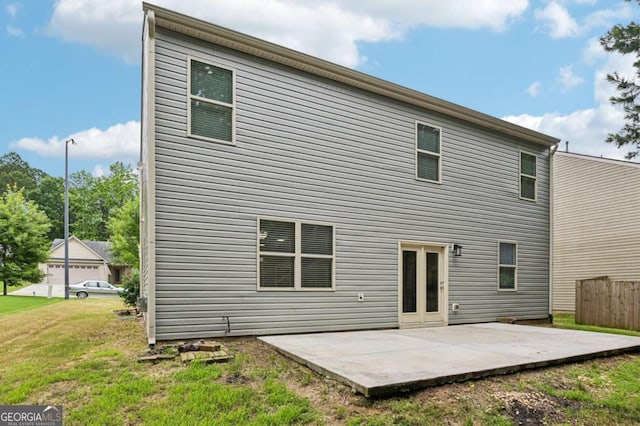 236 Arbor Creek Dr, Dallas, GA 30157 - back of house with a patio and french doors